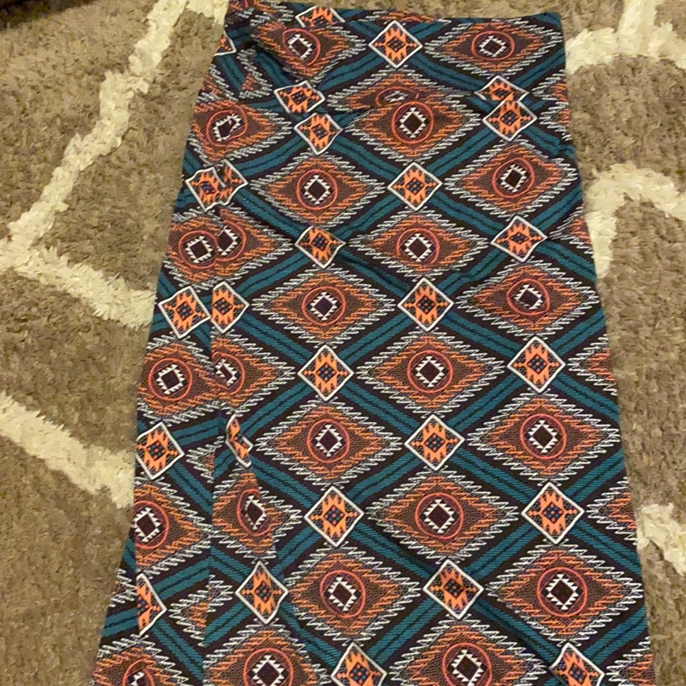 Aztec long skirt